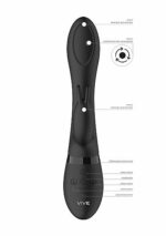 VIVE - Mira - G-punkt rabbitvibrator - Sort