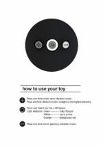 VIVE - Ombra - Fleksibel vibrator - Sort