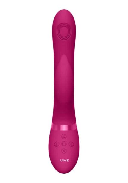 VIVE - Aimi - Rabbitvibrator med Pulserende G-punkt stimulering og Rotasjoner - Rosa