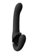 VIVE - Satu - Stroppeløs strap-on med klitorisvibrator - Sort