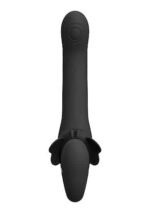 VIVE - Satu - Stroppeløs strap-on med klitorisvibrator - Sort