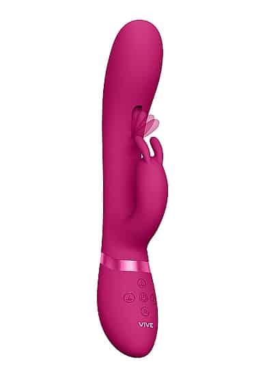 VIVE - Tama  - Rabbitvibrator med ekstra G-punkt stimulering og vibrasjon  - Rosa