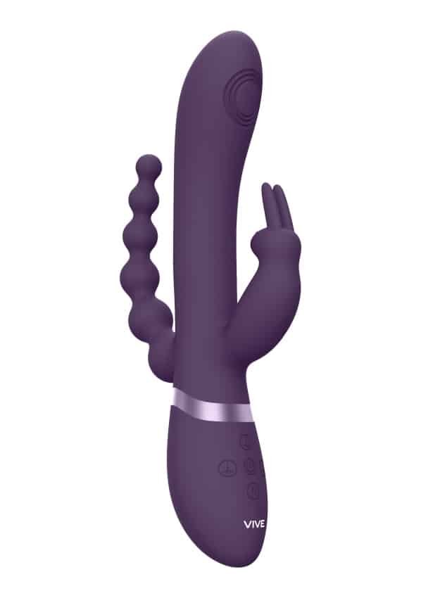 VIVE - Rini - Trippel Vibrator med Pulseringer og Vibrasjoner - Lilla VIVE - Rini - Trippel Vibrator med Pulseringer og Vibrasjoner - Lilla