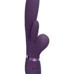 VIVE - Kura - G-punkt rabbitvibrator med tapping og bevegelse - Lilla