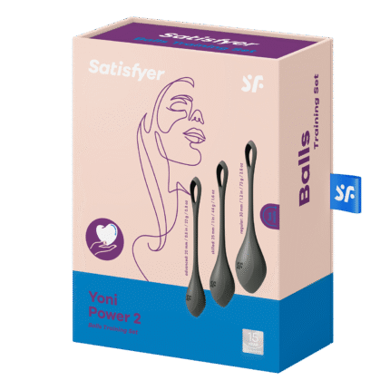 Satisfyer - Yoni Power 2 - Vaginakule Sett - Sort