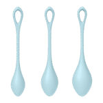 Satisfyer - Yoni Power 2 - Vaginakule Sett - Lyseblå