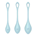 Satisfyer - Yoni Power 2 - Vaginakule Sett - Lyseblå