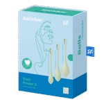Satisfyer - Yoni Power 2 - Vaginakule Sett - Lys Grønn