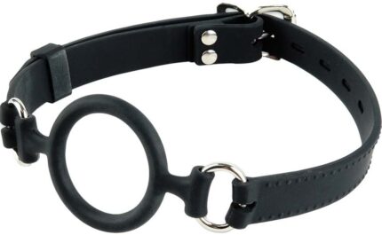 BQS -  Gag med O-ring i Silikon - Sort