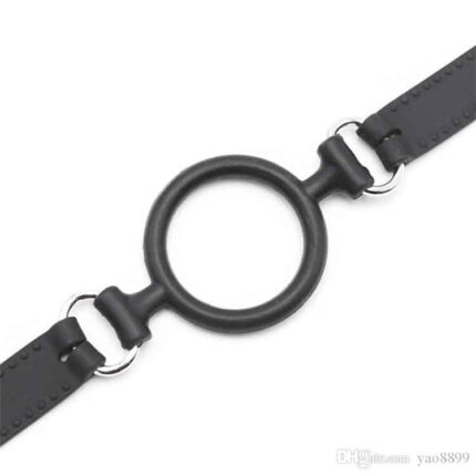 BQS -  Gag med O-ring i Silikon - Sort