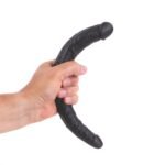 Kiotos COX - Dobbeldildo - 30cm - Sort
