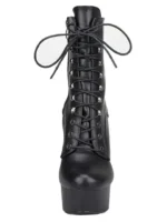 Erogance - Høyhælte Boots - D1020 - Sort - Bilde 4