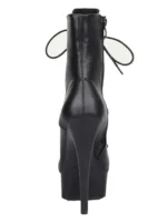 Erogance - Høyhælte Boots - D1020 - Sort - Bilde 3