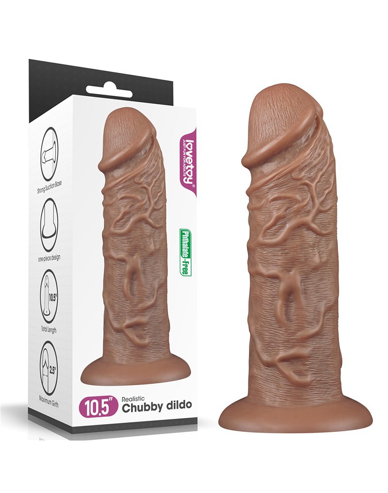 Love Toy - Chubby - Realistisk Dildo 27cm Love Toy - Chubby - Realistisk Dildo 27cm