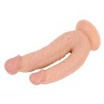 Kiotos COX - Double Cox - Dobbeldildo - Lys Hudfarge