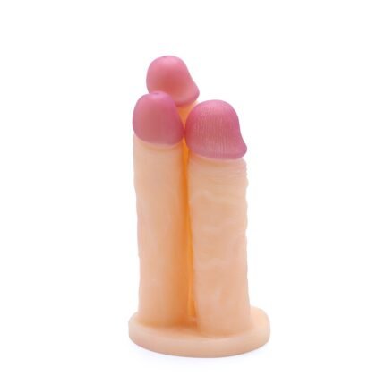Kiotos COX - Trippeldildo - Lys hudfarge