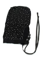 Lace Hood Shiny Diamonds - Maske med Stener - Sort - Bilde 3