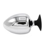 Ekstra stor Buttplug med Sugekopp - 80mm - Metall
