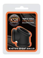 KSB - Cock and Ballstretcher - Penisring og Ballestrekker - Sort - Bilde 5