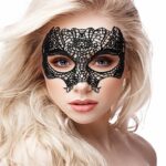 Ouch! Princess Maske med Blonder - Sort
