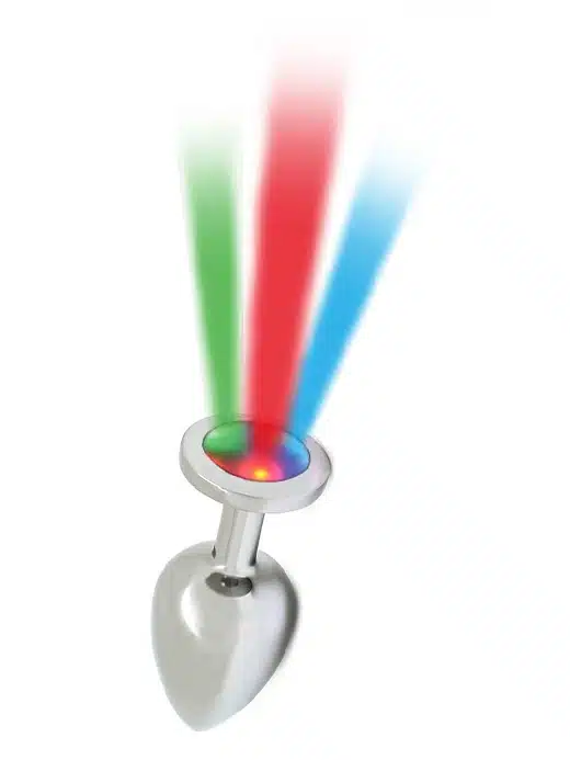 rimba-toys-pisa-butt-plug-with-led-lights-silver_07 rimba pisa led lys