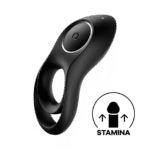 Satisfyer - Legendary Duo - Dobbel Penisring med Vibrasjoner - Sort