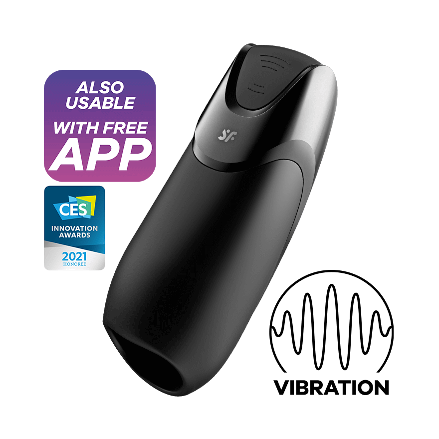 Satisfyer - Men Vibration Pluss - Masturbator med APP Satisfyer - Men Vibration Pluss - Masturbator med APP