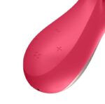 Satisfyer Mono Flex - Rabbitvibrator med app - Red berry
