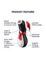 Satisfyer - Holiday Edition - Trykkbølgestimulator - Penguin