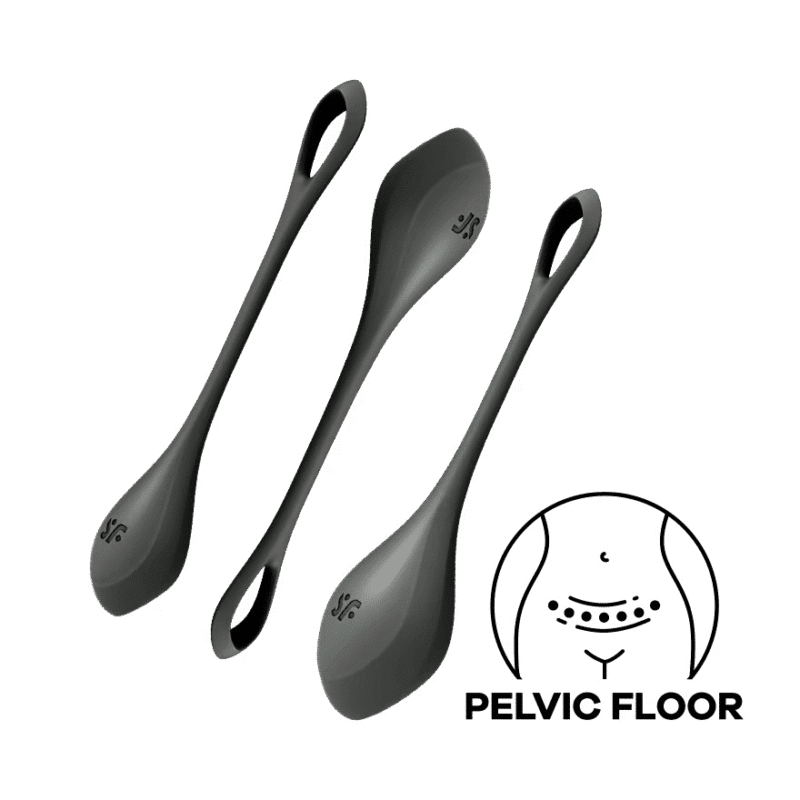 Satisfyer - Yoni Power 2 - Vaginakule Sett - Sort