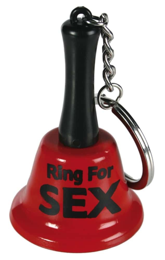 Ring for Sex - Nøkkelring Bjelle, Rød Ring for Sex - Nøkkelring Bjelle, Rød