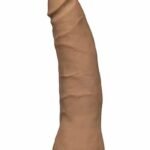Doc Johnson - Vac-U-Lock - UR3 Ultraskyn - Tynn Dildo, 7" - Mørk Hudfarge