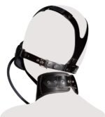 ZADO - Lærmaske med Oppblåsbar Penisgag