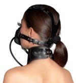 ZADO - Lærmaske med Oppblåsbar Penisgag