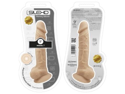 Silexd - Silikon Dildo med Pung - Model 1 - 9"