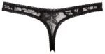 Cottelli Collection - Rio - Truse med Fransk Åpning - Sort