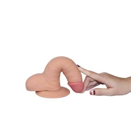 Lovetoys - 7,5'' Dildo med Pung og Sugekopp