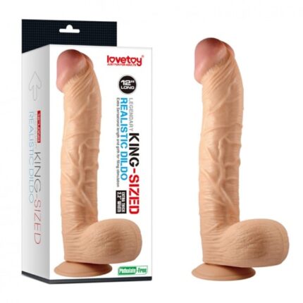Lovetoys Legendary KingSize Dildo - 12" med Sugekopp
