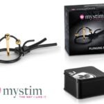 Mystim - Plunging Pete - Corona Strap med gulldilator