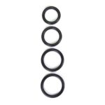Rimba - Thick Rubber cockring sort 