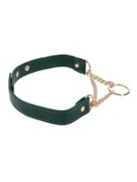 Sex and Mischief - Grønn Collar med Gulldetaljer - Bilde 3