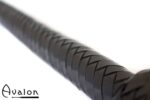 Avalon - DRAKE - Kort Bullwhip med Dobbel Snert - Svart