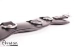Avalon - CONQUER - Collar med god polstring, Svart