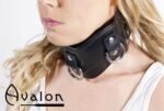 Avalon - CONQUER - Collar med god polstring, Svart