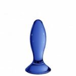 Chrystalino Follower - Blå glass buttplug