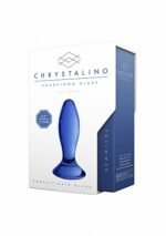 Chrystalino Follower - Blå glass buttplug