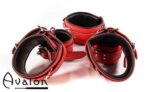 Avalon - DENY - Collar og Cuffs, 5 deler, Rødt