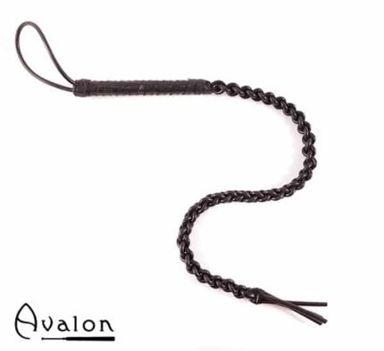 Avalon - RANGER - Sort flettet silikonflogger