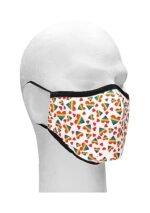 Sexy Masks - 3 lags Tøymunnbind med Pride Hjerter - 1stk