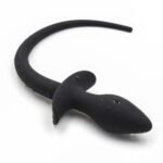 Buttplug med hale - sort